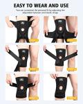 NEENCA Professional Knee Brace for Knee Pain, Adjustable Knee Support with Patella Gel Pad & Side Stabilizers, Medical for Arthritis, Meniscus Tear, Injury Recovery, Pain Relief, ACL,Sports. Men&Women by NEENCA