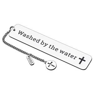 Baptism Gifts for Girl Boys Adult Women Men Bookmark Baptism Gift for First Communion Christening Gifts for Goddaughter Godson Godchild Friends Baby Girl Catholic Gifts Religious Bookmarks from ZZP