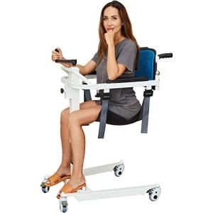 Portable Patient Lift Wheelchair for Home Use, Transfer Chair Lift Assist Devices for Seniors, Car Lifts Transport Chairs, Patient Lift Aid Shower Chair with Wheels, 300 Lbs from WMR-1