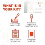 myLAB Box - Home Std Test for Men, Easy Test Kit for HIV 1 and 2, Chlamydia, Gonorrhea, and Trichomoniasis, at Home STD Testing for Men, 5 Panels from myLAB Box