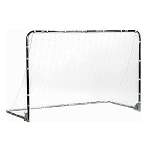Franklin Sports Premier Steel Soccer Goal - Folding Backyard Soccer Goal with All Weather Net - Kids Backyard Soccer Net - Easy Assembly - 12x6' Soccer Goal - Silver from Franklin Sports, Inc.