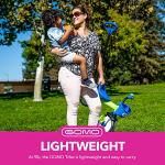 GOMO Kids Tricycles for 2 Year Olds, 3 Year Olds & Kids 1-6, Big Wheels Baby Bike Toddler Bikes - Trikes for Toddlers with Push Handle (Green/Blue) from Nextsport