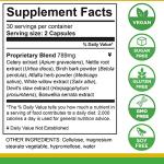 Lifetones Uric Acid Support Vitamins for Men and Women - Uric Acid Herbal Cleanse Detox - for Joint Comfort, Muscle Pain Relief, and Kidney Support - Non-GMO, Gluten Free - 60 Count from Lifetones