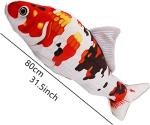 Simulation Fish Plush Toy/Toy Pillow/Stuffed Animal Toy, Fish Shape Pillowï¼ Novelty Plush Toys Sofa Home Decorï¼ (31.5 inches / 80 cm) by TONGMAN