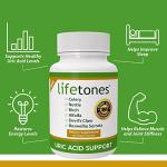 Lifetones Uric Acid Support Vitamins for Men and Women - Uric Acid Herbal Cleanse Detox - for Joint Comfort, Muscle Pain Relief, and Kidney Support - Non-GMO, Gluten Free - 60 Count from Lifetones