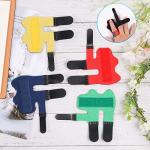 4pcs Finger Splints, Soft Fabric Upgraded Splints Finger Brace for Arthritis Broken Finger Protection Pain Relief Broken Fingers Straightening (4 Colors) from AIEX