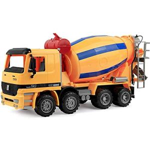 Liberty Imports 14" Oversized Cement Mixer Truck Friction Powered Big Construction Vehicle Toy for Kids Pretend Play by Liberty Imports