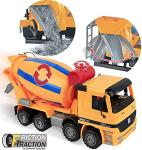 Liberty Imports 14" Oversized Cement Mixer Truck Friction Powered Big Construction Vehicle Toy for Kids Pretend Play by Liberty Imports