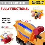 Liberty Imports 14" Oversized Cement Mixer Truck Friction Powered Big Construction Vehicle Toy for Kids Pretend Play by Liberty Imports