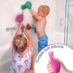 PLAYFRIENDS Toddler Bath Toys Gifts - STEM Inspired Kids Bath Toys & Mold Free Bath Toys, Perfect Bath Toys for Kids Ages 4-8, Bathtub Toys, Bath Toys, Tub Toys, Sensory Toys, Shower Toys, Fun Toys by Kids Squad LLC