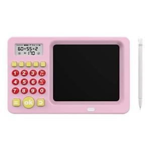 LIANGLIDE Math Games for Kids 6-8, Electronic Math Games for Kids Ages 5 6 7 8, LCD Writing Tablet for Kids Educational Math Learning Games, Christmas Birthday Gifts for Boys Girls Kids(Pink) by LIANGLIDE