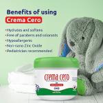 Crema Cero Aloe Vera Diaper Rash Ointment (Zinc Oxide) 3.9 Oz from Laboratiorios Crema Cero S.A.