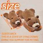 CSVBTRF 2.8lb Bear Weighted Stuffed Animals, Hugging Pillow for Kids Gift - Brown Plush Animals Bear Plush 2.8lb, 23" (Brown, 23") from CSVBTRF