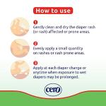 Crema Cero Aloe Vera Diaper Rash Ointment (Zinc Oxide) 3.9 Oz from Laboratiorios Crema Cero S.A.