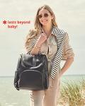 Skip Hop Diaper Bag Backpack: Evermore, Multi-Function Baby Travel Bag 6 in 1, Black by Skip Hop