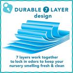 Diaper Lock Refills, Compatible with Diaper Genie | 240 Count (4-Pack) | Compatible with All Diaper Genie Pails by Angelcare