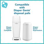 Diaper Lock Refills, Compatible with Diaper Genie | 240 Count (4-Pack) | Compatible with All Diaper Genie Pails by Angelcare