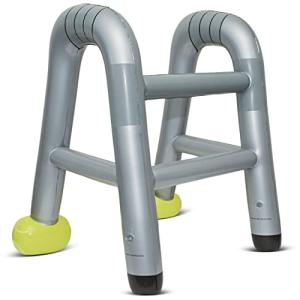 Skeleteen Old Man Inflatable Walker - Funny Gag Prop 100 Days of School Granny Inflatable Walkers Gift Joke Props for Adults and Kids from 