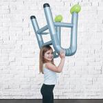 Skeleteen Old Man Inflatable Walker - Funny Gag Prop 100 Days of School Granny Inflatable Walkers Gift Joke Props for Adults and Kids from 