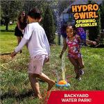 Tidal Storm Hydro Swirl Spinning Sprinkler, Kids Backyard Splashing Water Play Outdoor Toy from w/ Wiggle Tubes from Prime Time Toys, LLC