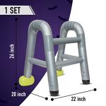 Skeleteen Old Man Inflatable Walker - Funny Gag Prop 100 Days of School Granny Inflatable Walkers Gift Joke Props for Adults and Kids from 
