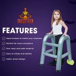 Skeleteen Old Man Inflatable Walker - Funny Gag Prop 100 Days of School Granny Inflatable Walkers Gift Joke Props for Adults and Kids from 
