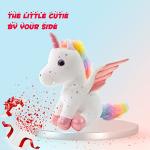 Sew Butiful Unicorn Stuffed Animals, 8in/20cm, Cute Unicorn Gift Toys for 3 4 5 6 7 8 Years Old Girls,Unicorns Birthday Gifts Soft Plush Toys Set for Baby, Toddler, Girls, Kids,Decor (White) by Jason Toys