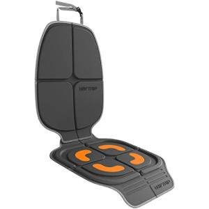 HEYTRIP Car Seat Protector and Kick Mat, Rear-Facing/Forward Facing, for 0~12 Years Old Children, Waterproof, Easy Cleanup, Non-Slip, Fit Most Car Seats(Dark Grey Orange) by HEYTRIP