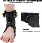 AFO Drop Foot Brace - Medical Foot Up Ankle Foot Orthosis Support for Hemiplegia Stroke Shoes Walking Foot Stabilizer (Large, Left foot) by Furlove