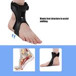 AFO Drop Foot Brace - Medical Foot Up Ankle Foot Orthosis Support for Hemiplegia Stroke Shoes Walking Foot Stabilizer (Large, Left foot) by Furlove
