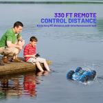 Amphibious RC Car for Kids,Pool Toys for 4 5 6 7 8-12 Year Old Boys 2.4 GHz Remote Control Boat Waterproof RC Monster Truck 4WD Remote Control Vehicle Boys Girls Gifts All Terrain Water Beach Toy by Yepofe