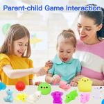 100Pcs Mochi Squishy Toy Individually Wrapped Squishies Toy for Kids Party Favors, Kawaii Squishy Animals Stress Relief Toy for Boys Girls Birthday Gift, Classroom Prizes, Christmas Goodie Bag(Random) from YAWEVEAY