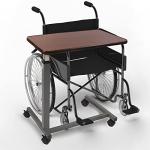 Vaunn Medical Adjustable Overbed Bedside Table With Wheels (Hospital and Home Medical Use) from Vaunn