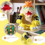 EQUASIS Bowser Plush, Bowser Toys, Super Mario Plush, All Star Collection, Stuffed Animals, Plush Toys 10 in, Yellow by GOOSEN78