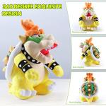 EQUASIS Bowser Plush, Bowser Toys, Super Mario Plush, All Star Collection, Stuffed Animals, Plush Toys 10 in, Yellow by GOOSEN78