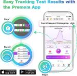 Easy@Home Ovulation & Pregnancy Test Strips Kit: 40 Ovulation Strips and 10 Pregnancy Testsâ Accurate Fertility Tracker OPK - Powered by Premom Ovulation APP | 40LH + 10HCG + 50 Urine Cups by Easy@Home