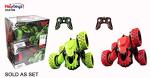 Haktoys Radio Remote Control Stunt Car 2 Sided AWD 360 Rotation RC Truck Toy Vehicle for Kids Boys and Adults, Different Frequencies - Two Players Can Play Together from Haktoys