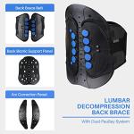 LSO Lumbar Back Brace - Lower Spine Decompression Support for Women & Men, Adjustable Pulley System Corset Belt for Discectomy, Herniated Discs, Disc Injury, Back Muscle Spasms, Arthritis, Sciatica (Large) by Mazhonqi