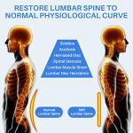 LSO Lumbar Back Brace - Lower Spine Decompression Support for Women & Men, Adjustable Pulley System Corset Belt for Discectomy, Herniated Discs, Disc Injury, Back Muscle Spasms, Arthritis, Sciatica (Large) by Mazhonqi