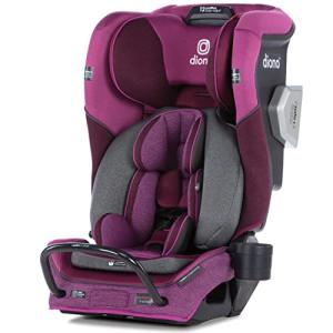 Diono Radian 3QXT 4-in-1 Rear and Forward Facing Convertible Car Seat, Safe Plus Engineering, 4 Stage Infant Protection, 10 Years 1 Car Seat, Slim Fit 3 Across, Purple Plum by Diono
