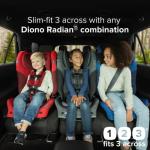Diono Radian 3QXT 4-in-1 Rear and Forward Facing Convertible Car Seat, Safe Plus Engineering, 4 Stage Infant Protection, 10 Years 1 Car Seat, Slim Fit 3 Across, Purple Plum by Diono