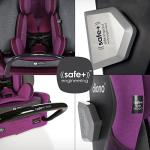 Diono Radian 3QXT 4-in-1 Rear and Forward Facing Convertible Car Seat, Safe Plus Engineering, 4 Stage Infant Protection, 10 Years 1 Car Seat, Slim Fit 3 Across, Purple Plum by Diono