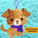 KRAFUN Unicorn Sewing Keyring Kit for Kids Age 7 8 9 10 11 12 Learn Art & Craft, Includes 6 Stuffed Animal Bear, Dog, Rabbit, Raccoon, Owl Dolls, Instruction & Felt Materials from KRAFUN