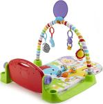 Fisher-Price Baby Gym with Kick & Play Piano Learning-Toy featuring Smart Stages Educational Content and 2 Soft Maracas Rattle-Toys [Amazon Exclusive] by Fisher-Price