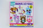 KRAFUN Unicorn Sewing Keyring Kit for Kids Age 7 8 9 10 11 12 Learn Art & Craft, Includes 6 Stuffed Animal Bear, Dog, Rabbit, Raccoon, Owl Dolls, Instruction & Felt Materials from KRAFUN