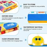 Electronic Alphabet Wall Chart, Talking ABC, 123s, Music Poster, Kids Learning Toys for Toddlers 1-3, Interactive Educational Toddler Toy, Gifts for Age 1 2 3 4 5 Year Old Boys Girls - Blue from Dsprou