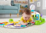 Fisher-Price Baby Gym with Kick & Play Piano Learning-Toy featuring Smart Stages Educational Content and 2 Soft Maracas Rattle-Toys [Amazon Exclusive] by Fisher-Price