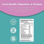 Liver Supplements with Milk Thistle - Artichoke - Dandelion Root Support Healthy Liver Function for Men and Women Natural Detox Cleanse Capsules Boost Immune System Relief - Natures Craft by Natures Craft