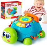MAGIBX Baby Toys 6 to 12 Months Boy Girl Gifts, Infant Light Up Musical Turtle Crawling Toys for Babies 6-12-18 Months, Learning Educational Toys for Toddler Age 1-2 First Christmas Birthday Gifts by MAGIBX