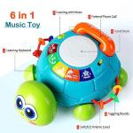MAGIBX Baby Toys 6 to 12 Months Boy Girl Gifts, Infant Light Up Musical Turtle Crawling Toys for Babies 6-12-18 Months, Learning Educational Toys for Toddler Age 1-2 First Christmas Birthday Gifts by MAGIBX
